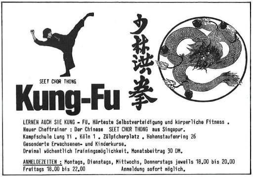 Kung Fu Flyer, ca. 1975